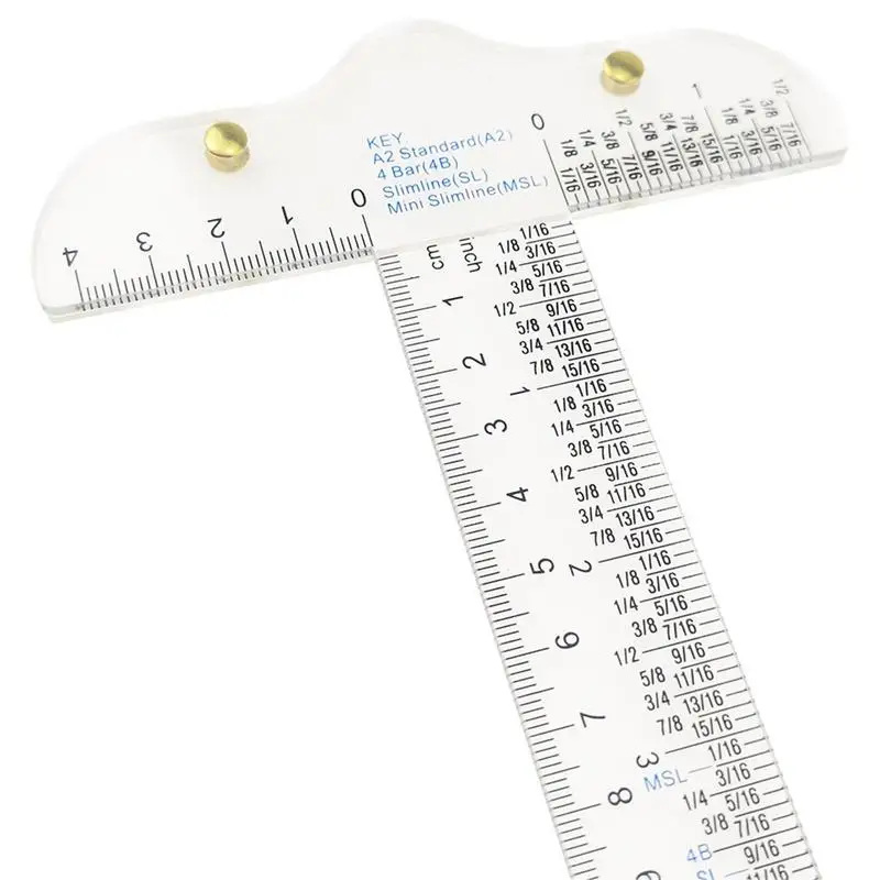 6 Inches Clear Acrylic T-Square Ruler, T Square Ruler, Drafting Tools,  Drafting T Square, T Ruler Transparent for Crafting and Drafting