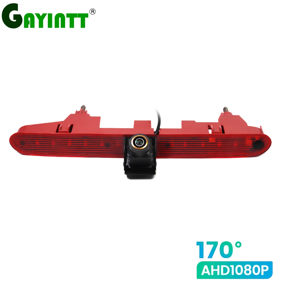 170 ° Ahd 1080P Obiettivo Fisheye Luce Freno Veicolo Telecamera Posteriore Per Peugeot Partner 2008-2021 Citroen Partner Ii