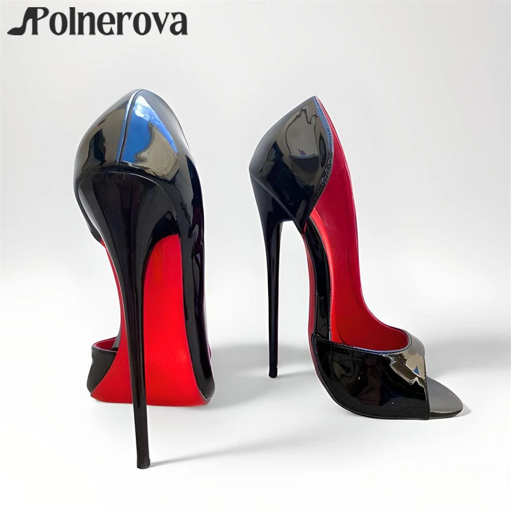 Décolleté peep toe suola