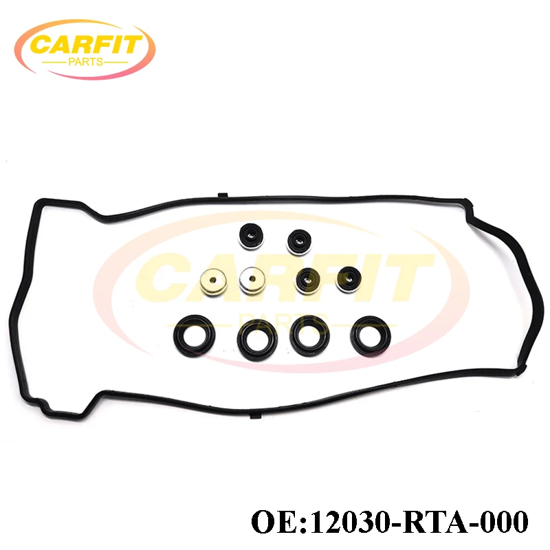 Aluminum Gasket Kits Rubber Gasket New 12030-RTA-000 90041-PNA-010 12342-PCX-004 Valve Cover Gasket Set For Honda Accord Civic CR-V Acura RSX TSX 2.0L 2.4L