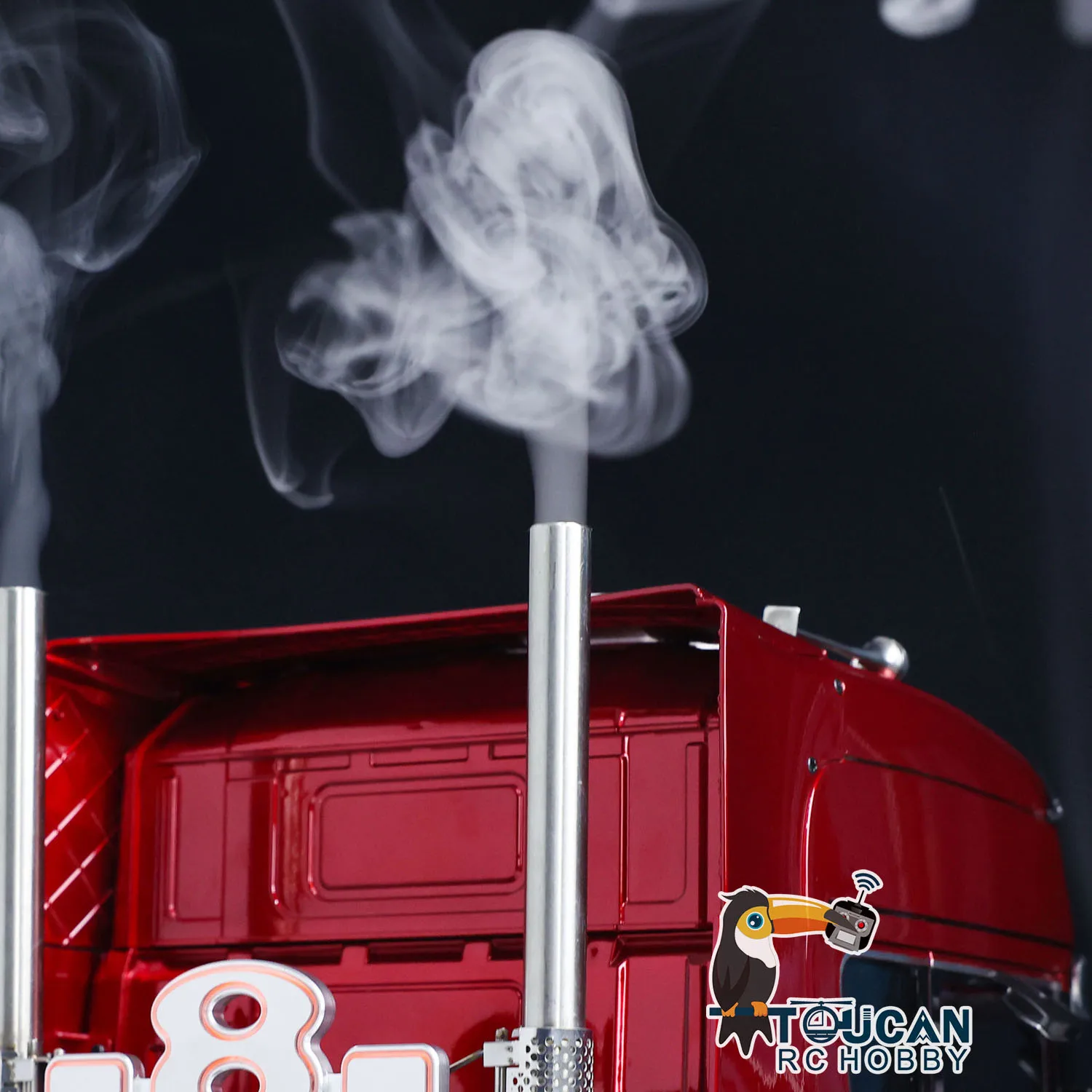 SALE 6x6 Customized LESU 1/14 RC Tractor Truck Metal Chassis Model Remote Control Cars Smoking Unit Lights Sounds Toy THZH1635 6