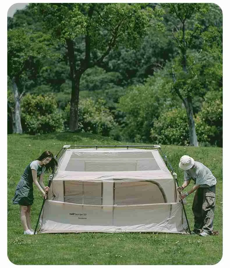 Naturehike Village 6.0 Ridge Titanium Rubber Quick Opening Tent Outdoor Camping Canopy Rainproof Waterproof Cabin Tent