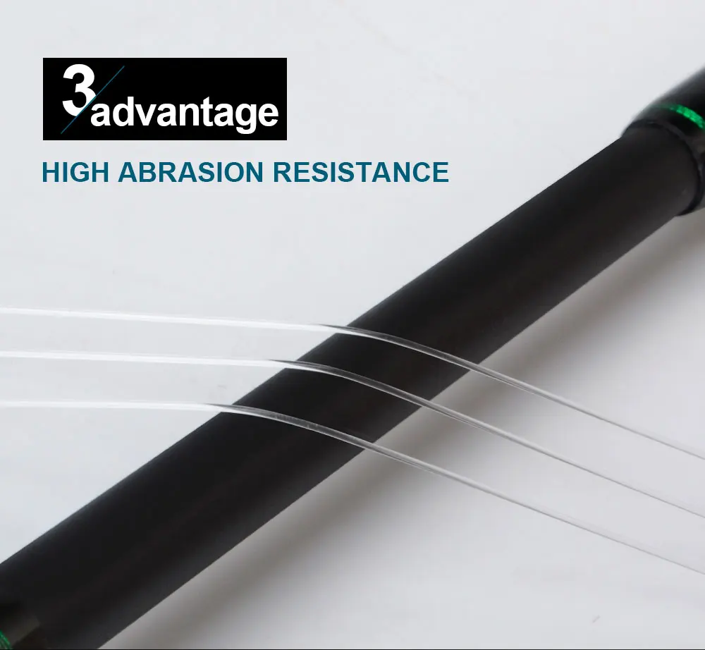 FTK 100 m Fluorkohlenstoff-Angelschnur, rosa, 4,13–34,32 lb Level, Kohlefaser-Vorfach, Fliegenfischschnur, superweiche Schnur für Pesca – Detail 7