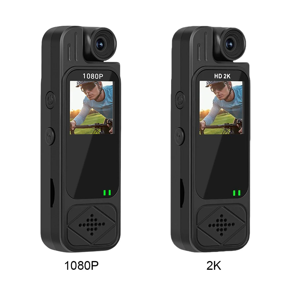 1080P 2K Mini Body Camera with Night Vision