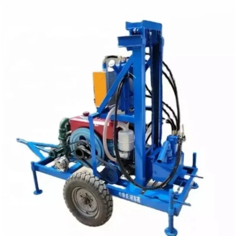 

Small Mini Portable Borehole Hydraulic Water Well Drilling and Rig Water Machine