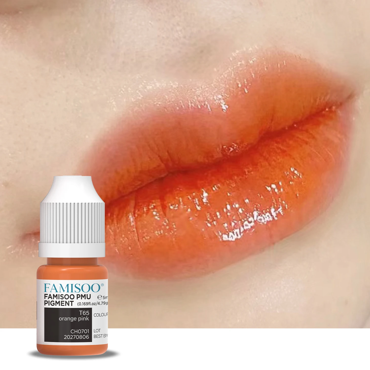 FAMISOO 5ml Professional Tattoo Ink Set Eyebrows and lips Eyeliner Tattoo color Microblading pigments