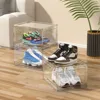 12 Packs Acrylic Shoe Boxes, Clear Plastic Stackable Acrylic Sneaker Boxes, Display Case for Sneaker Fits Up to US Size 15 5
