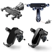 Gravity Car Phone Holder for 4.7-7 inch Mobile Phone Car Air Vent Phone Mount Universal Shockproof GPS Clip Smartphone Stand 1