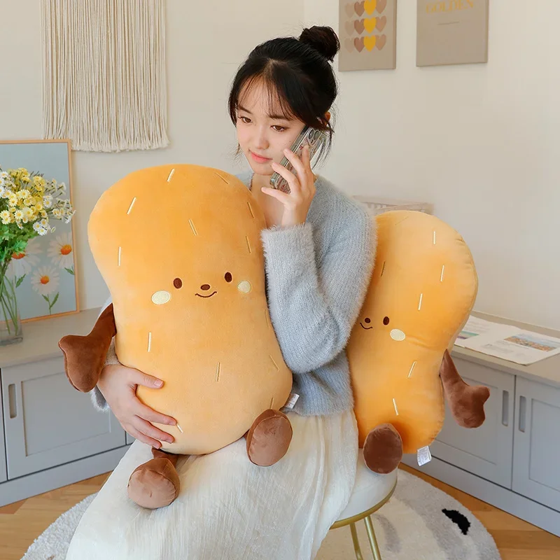 New 1pc 45/65cm Sale Peanut Plush Doll Pillow Living Room Decoration Furniture Supplies Cute Plush Interactive Toy Girl Gift