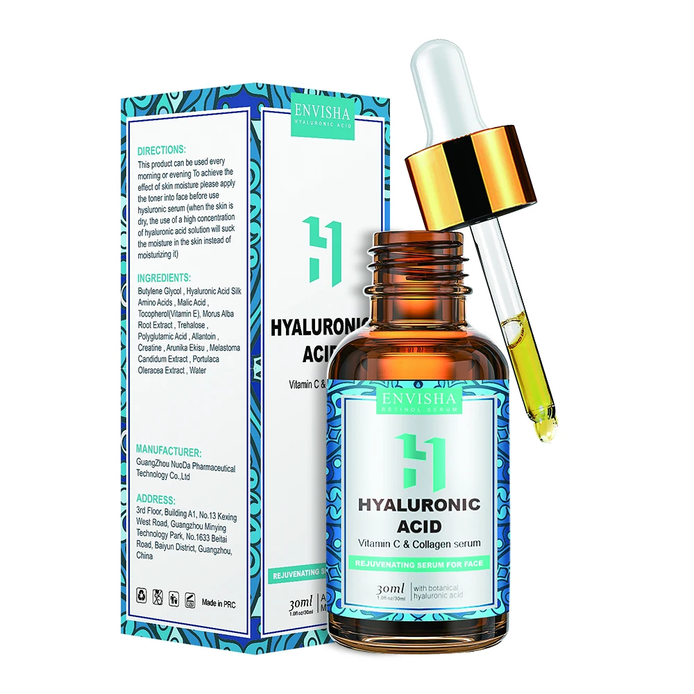 Hyaluronic Acid Retinol Face Serum Whitening Vitamin Remove Dark Spots Essence Moisturizer Skin Care Anti-aging Shrinks Pores