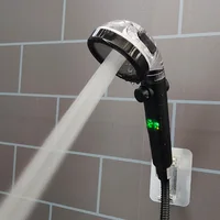 LED Digital Temperature Display Shower Head 3 Modes Water Saving High Pressure Showerhead Eco Shower Bathroom Accessories 2