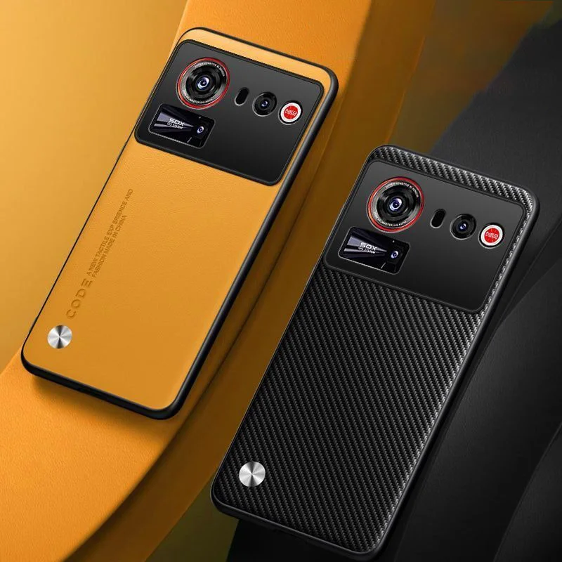 Premium PU Leather Phone Case with Silicone Full Camera Protection