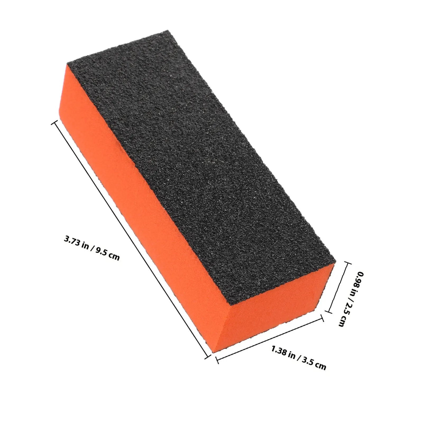 20Pcs 네일 버핑 블록 천연 아크릴 손톱을위한 휴대용 3면 스폰지 버퍼 네일 샤인 폴리쉬 매니큐어 페디큐어