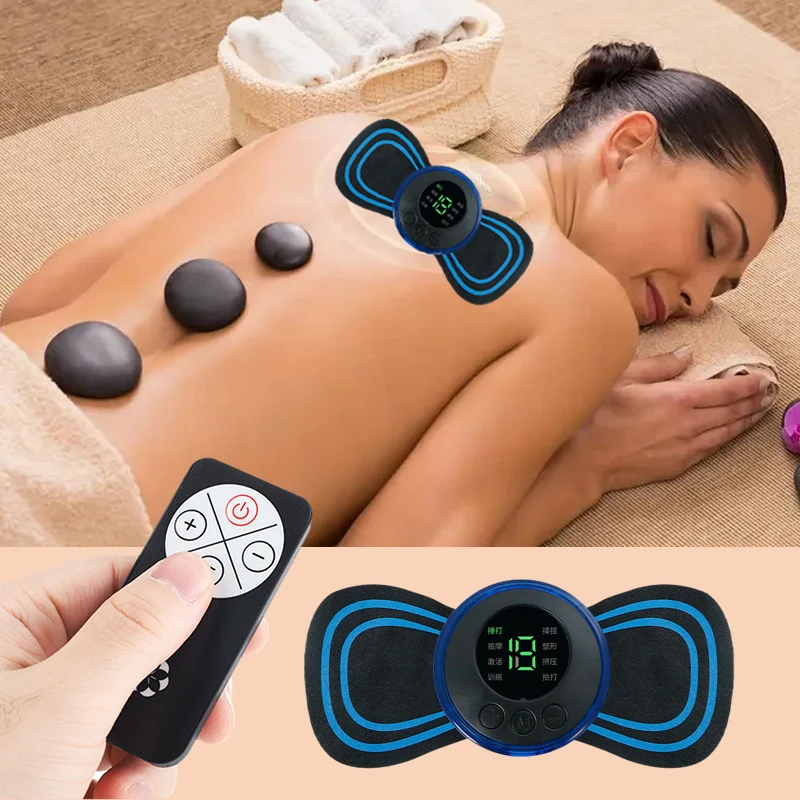 Mini Electric Massage Sticker, Sticker Muscle Pain Neck