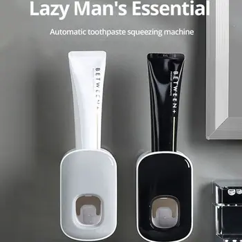 1 pz impermeabile dentifricio spremiagrumi distributore automatico di dentifricio montaggio a parete bagno accessori bagno portaspazzolino 1