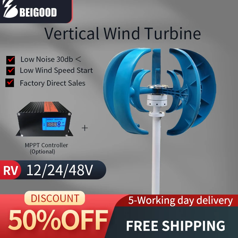 Controller MPPT Per Turbina Eolica 12V/24V – 800W, IP67, Per Bassa Velocità Del Vento E Ambienti Esterni