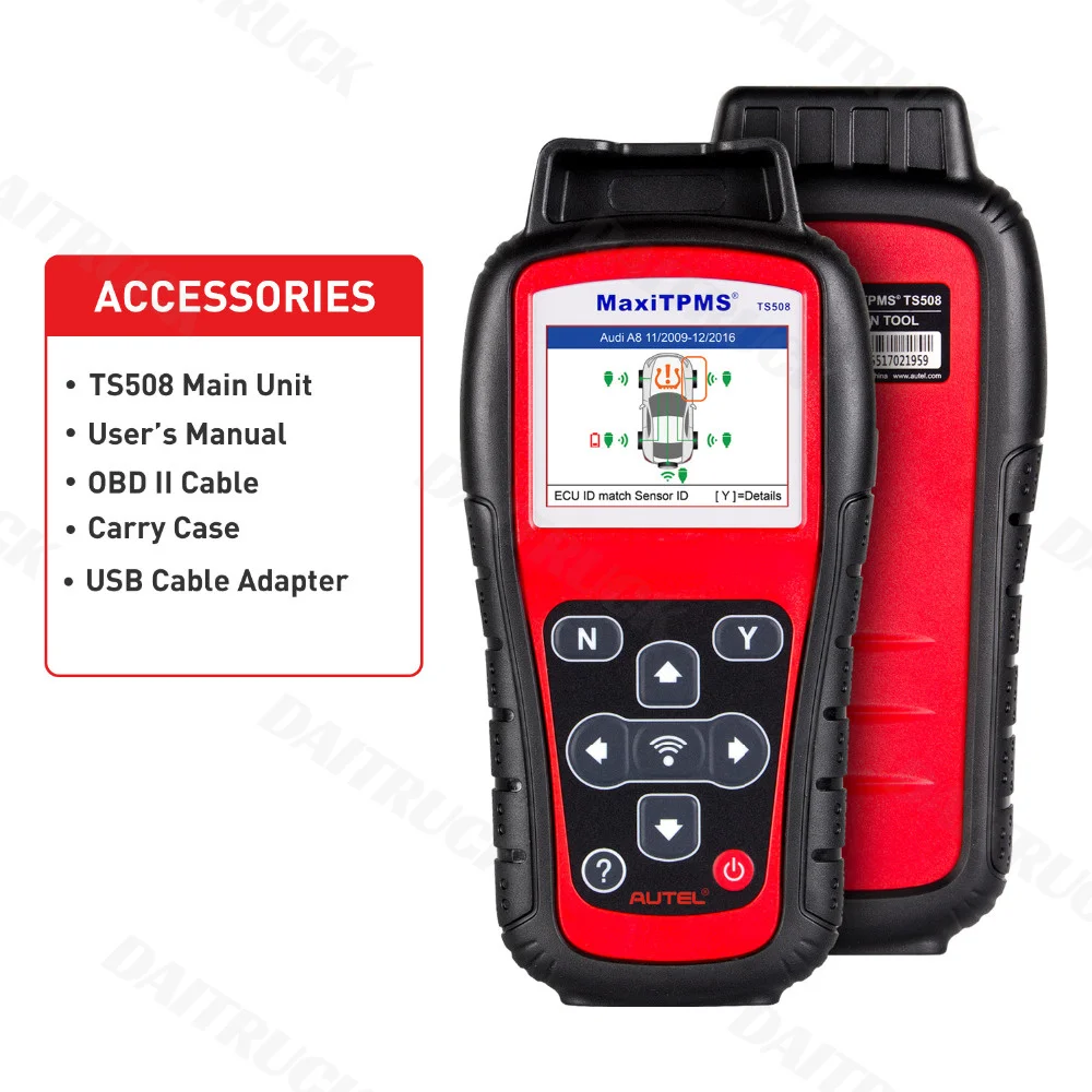 Autel MaxiTPMS TS508WF Kit TPMS Diagnostic Tool 8pcs 315/433MHz MX-Sensor  TPMS Code Reader 99% Sensors Relearn/Activate PK TS508 - AliExpress