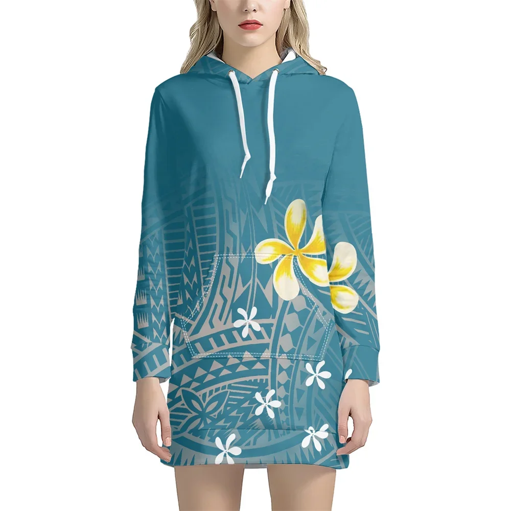 

Прямая поставка, Спортивная толстовка с капюшоном, полинезийский этнический гибискус, самоанский фицзянский принт, спортивные свитера, элегантная толстовка с круглым вырезом и длинными рукавами на заказ