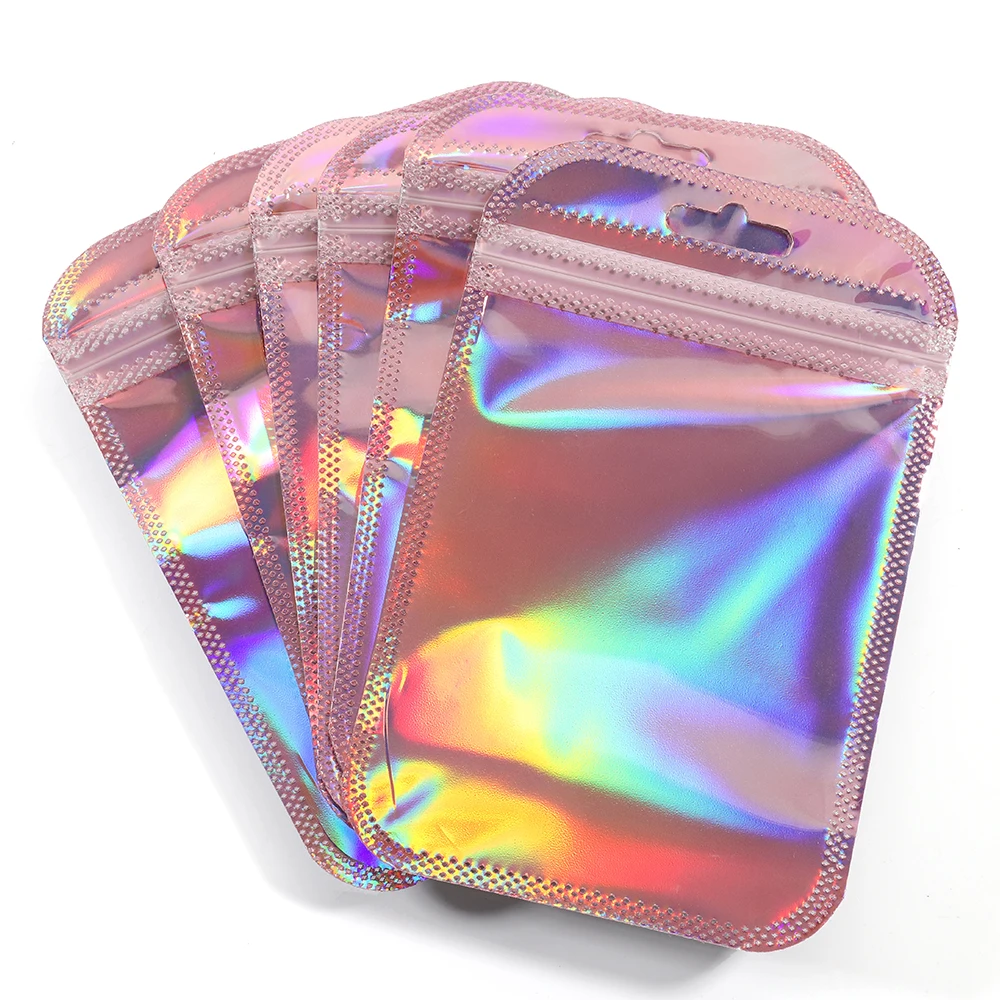 plastic holographische handtasche