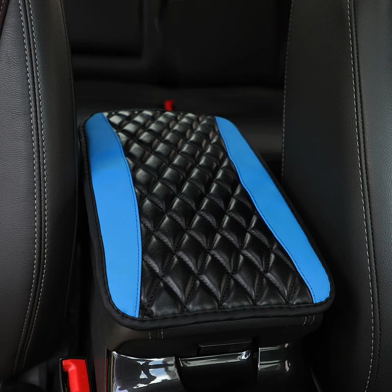 Auto Armlehne Abdeckung Matte Universal Pu Leder ethnischen Stil drucken wasserdichte rutsch feste Aufbewahrung sbox Pad Auto Styling Innen zubehör – Detail 17