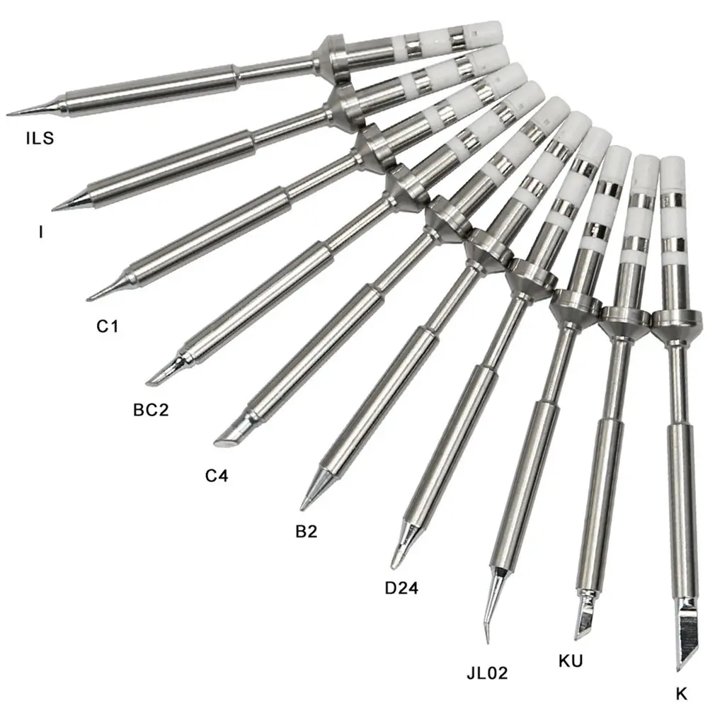 

TS100 Mini Soldering Iron Tip Soldering Iron Digital Replacement Various Models Type K KU BC2 C4 D24 B2 I ILS C1 JL02 Lead Free