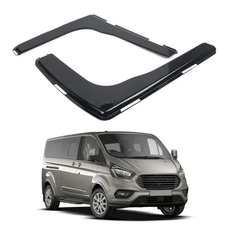 Car window deflectors 1 Pair Wind Deflectors Window Vent Visors for TRANSIT / TOURNEO 2012-Up Rain Guards Rain Shield Shade Replacement