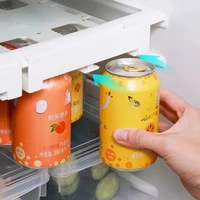 Étagère de rangement pour réfrigérateur, tiroir, égouttoir à vaisselle, porte-boissons, étagère de rangement pour aliments en plastique, organisateur de cuisine, accessoires de cuisine 1