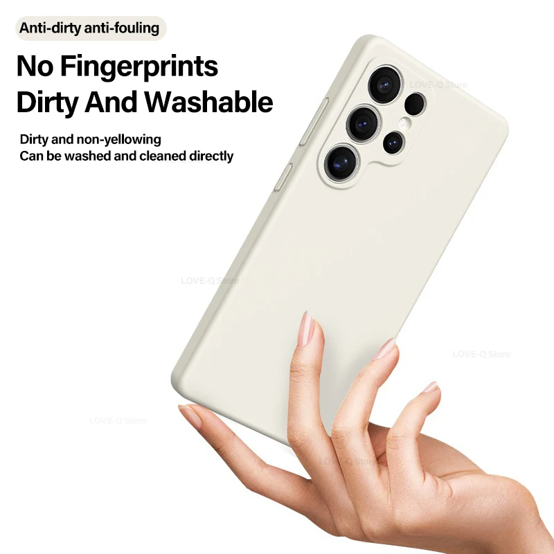 Luxury Liquid Silicone Soft TPU Phone Case Cover