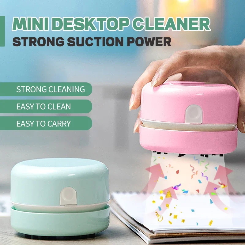 Mini Desktop Vacuum Cleaner Silent Cleaner Office Desk Study Desk Cleaning Expert Student Exquisite Gift Mini Vacuum Cleaner 2