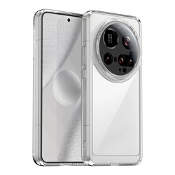 Transparent Anti-Drop Silicone Acrylic Phone Case with Soft Shell Cover (Clear)
