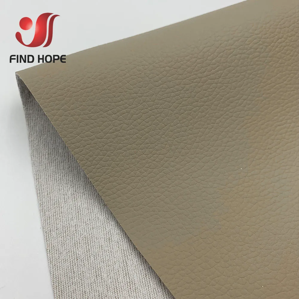 Litchi PU Faux Leather Waterproof Crafting Fabric for DIY Projects and Decorations