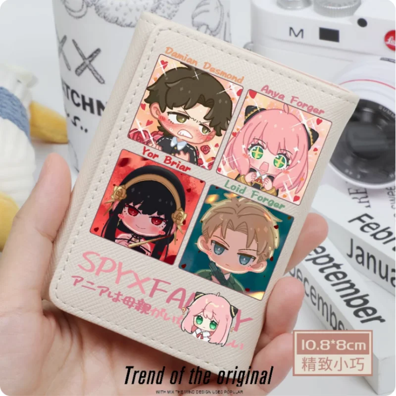 

Anime Spy Family Anya Forger Fashion Wallet PU Purse Card Coin Hasp Money Bag Cosplay Gift B1259