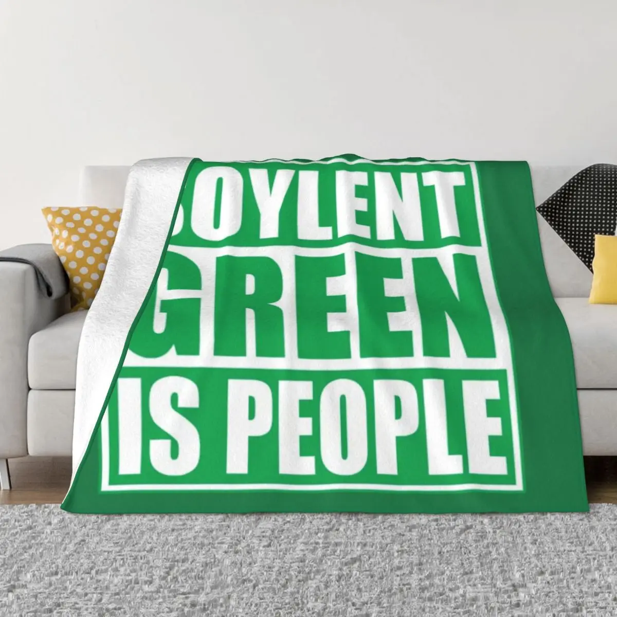 

Soylent Green Is People Soft Micro Fleece Blanket Cartoon Comfortable Great Gift AntiPilling