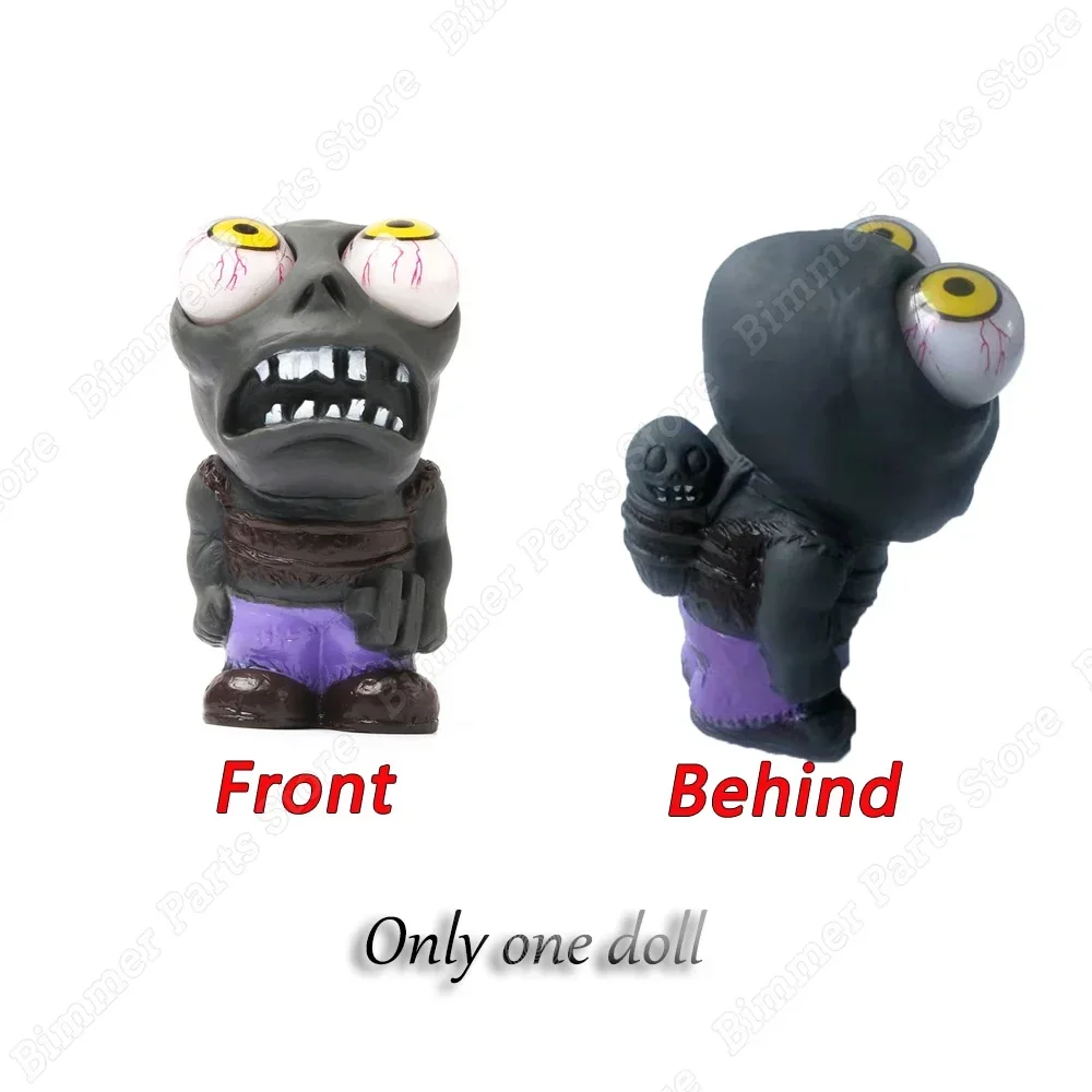 Universal Car Turbo Boost Pressure Kit Big-eyed Dolls Turbo Blast-eyed Dolls Zombie Toys Auto Styling Accessiores
