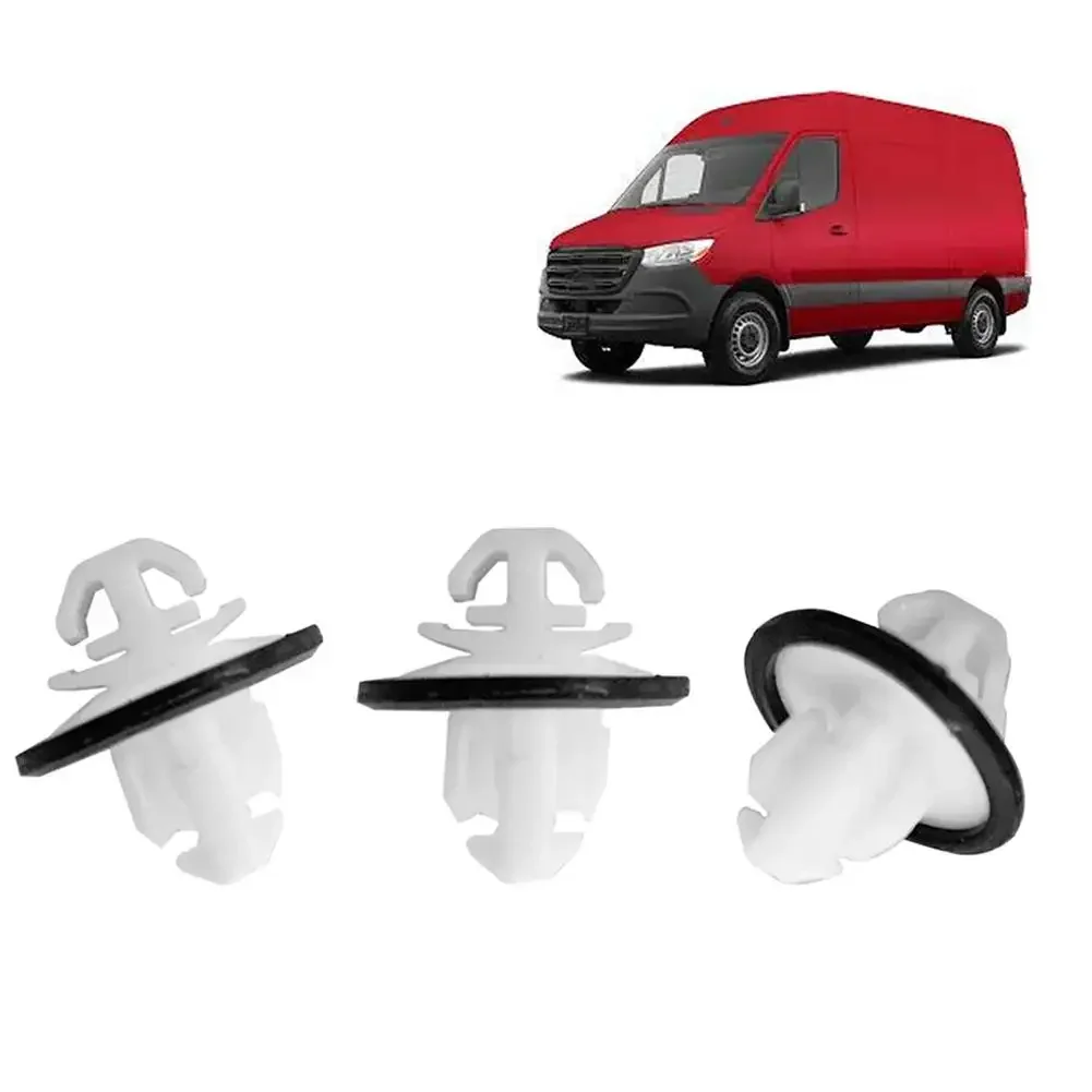 Lot De 50 Clips De Fixation Pour Pare-chocs Mercedes Sprinter Mk3 - Référence OEM A9109910000, Plastique Résistant, Côté Gauche Et Droit