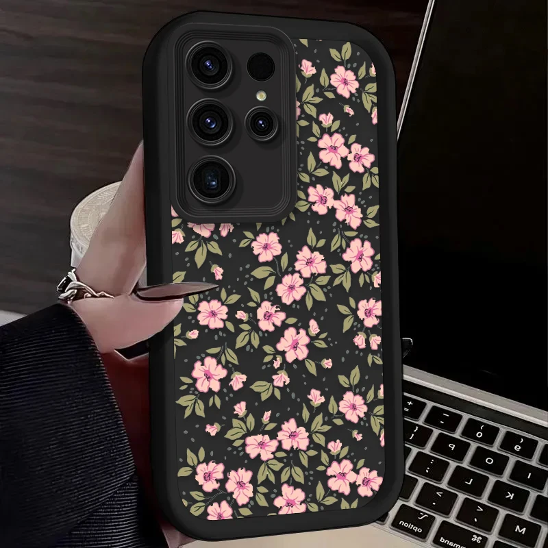 Charming Romantic Floral Design Phone Case Cover