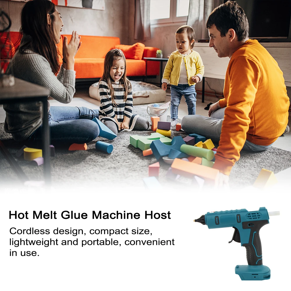 Hot Melt Glue Gun Cordless Hot Glue Gun Rechargeable Applicator +