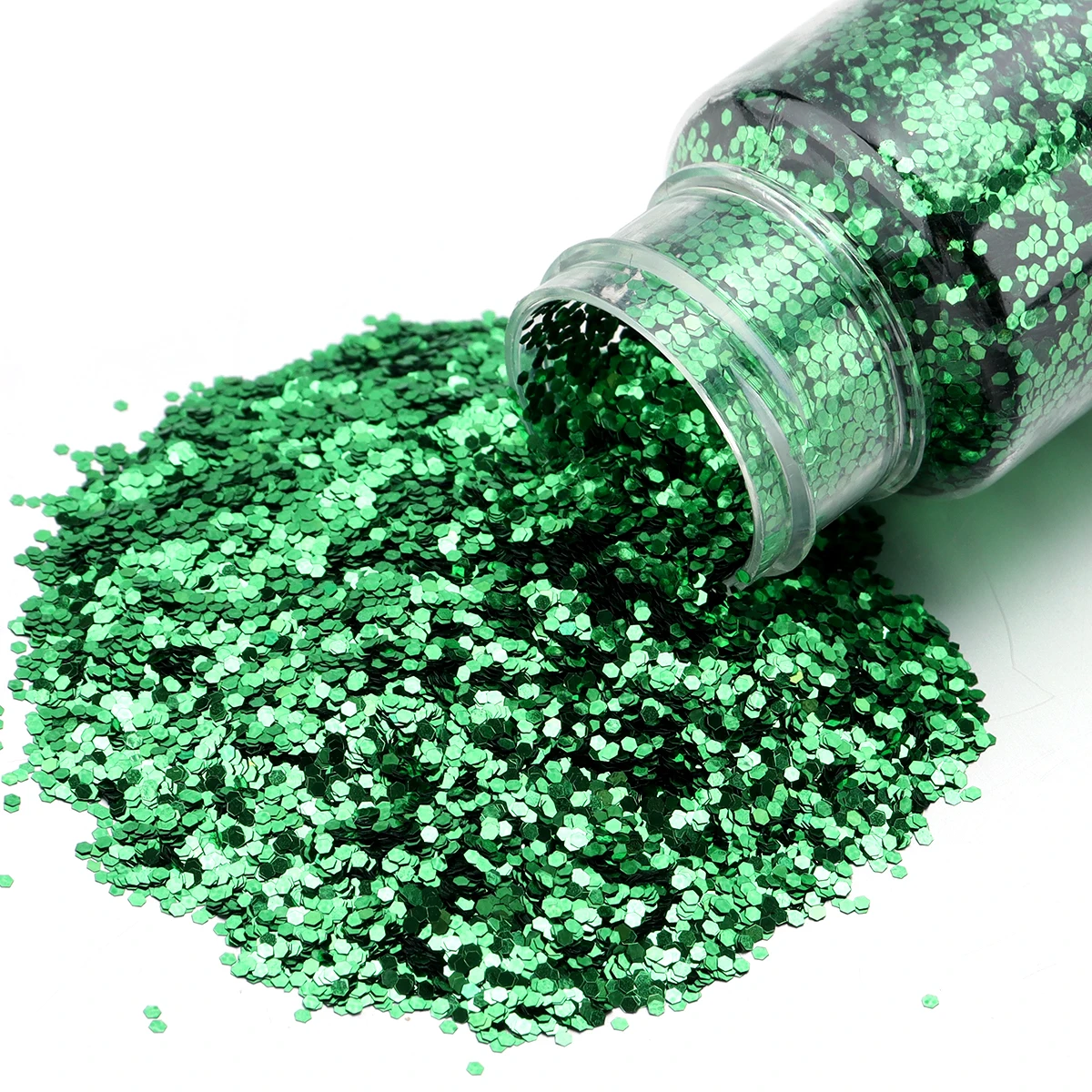 Sparkly Fine Glitter Powder for Arts and Crafts, Nail Art, and Cosmetic Use - Rainbow Colors