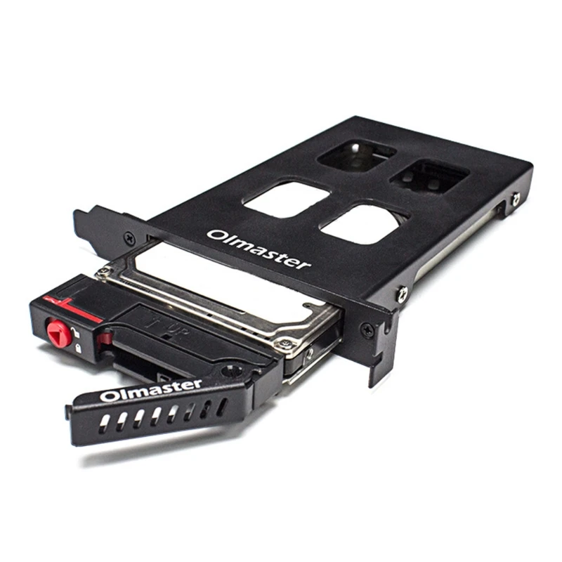 Olmaster MR-9100 2.5-Inch HDD SSD Adapter Rack Bracket for PCI Single Hard Drive Disk Description Image.This Product Can Be Found With The Tag Names Computer Cables Connecting, Computer Peripherals, Hard disk adapter rack bracket hdd ssd, PC Hardware Cables Adapters