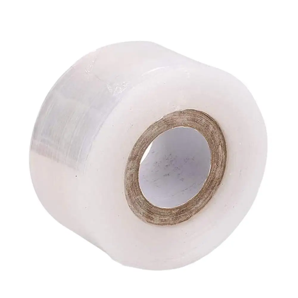 Grafting Tape 3/4*200m Nursery Grafting Tape Roll Stretchable Self-Adhesive Degradable Parafilm Plant Tape Pruning Grafting Transparent G D0G2