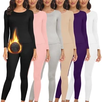Ensemble de sous-vêtements thermiques pour femmes, longs caleçons, couche de base, doublé sourire, haut souple, astronomique, ensemble de 2 pièces 1