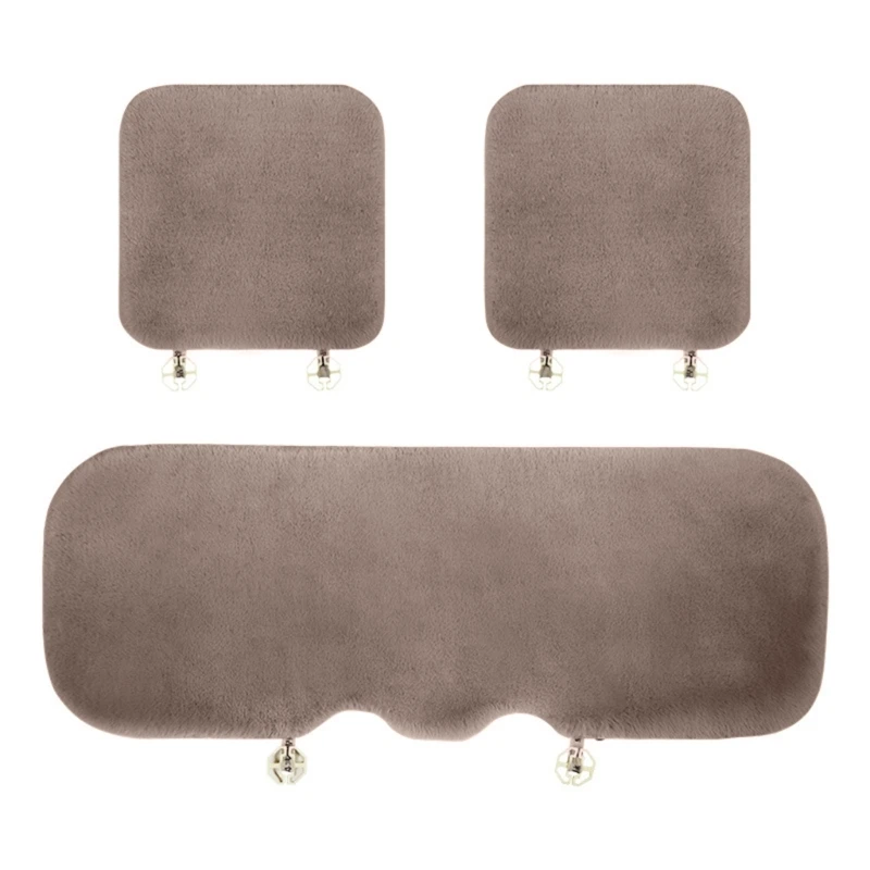 

Faux Rabbit Furs Cushion Cover Winter Warm Plush Car Covers Universal Fit for Most Car, Truck & SUV