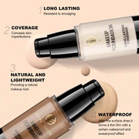 30Ml Press Liquid Foundation Matte Oil Control and WaterProof natural silty fine not easy to swap makeup Concealer 1