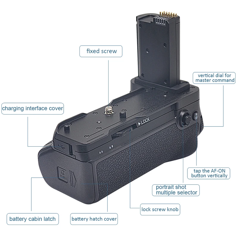 Z8 Battery Grip with Remote Control MB-N12 Vertical Grip For Nikon Z8 Vertical Battery