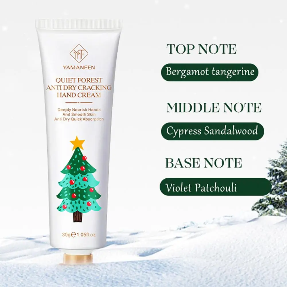 Christmas Gift Hand Cream Set 5/bag Cream Texture Hydrating Travel Pack Durable Moisturizer Smooth Hand Skin Gift For Women