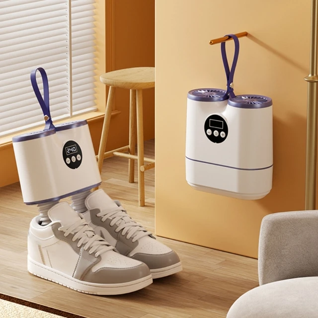 Boot Dryer Efficient Hot Air Drying Shoe Heater with Adjustable Timer Feature Adjustable Temperature Shoes Deodorizer 5