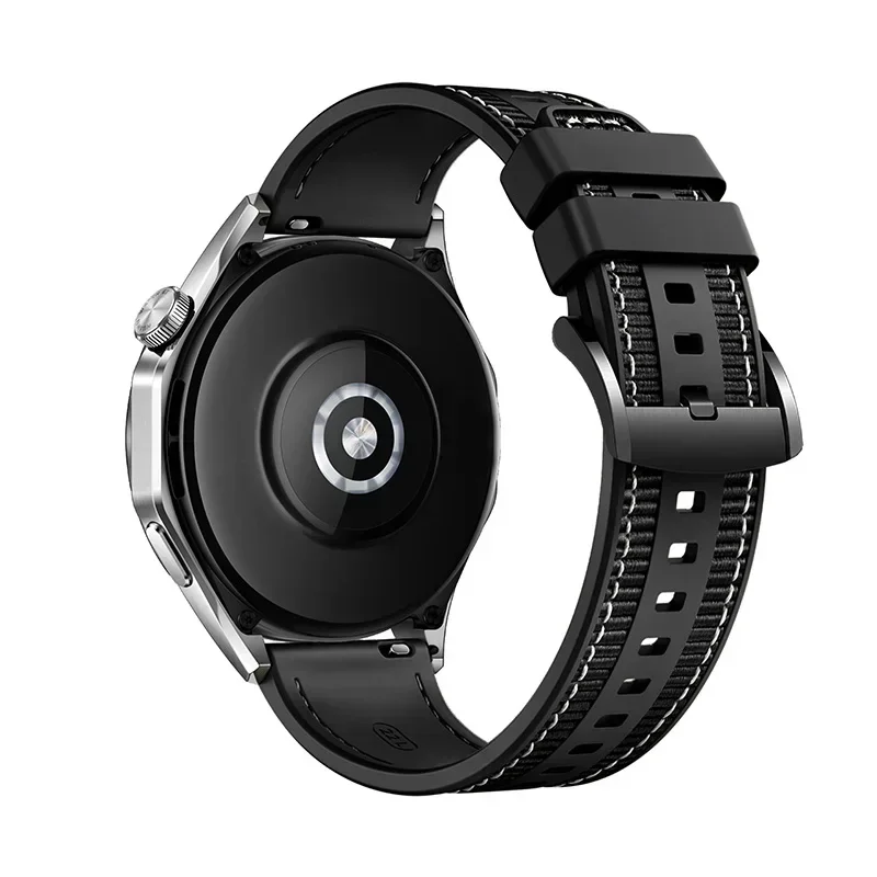 22mm Silicone-Woven Smartwatch Band - Universal Fit, Premium Quality Strap
