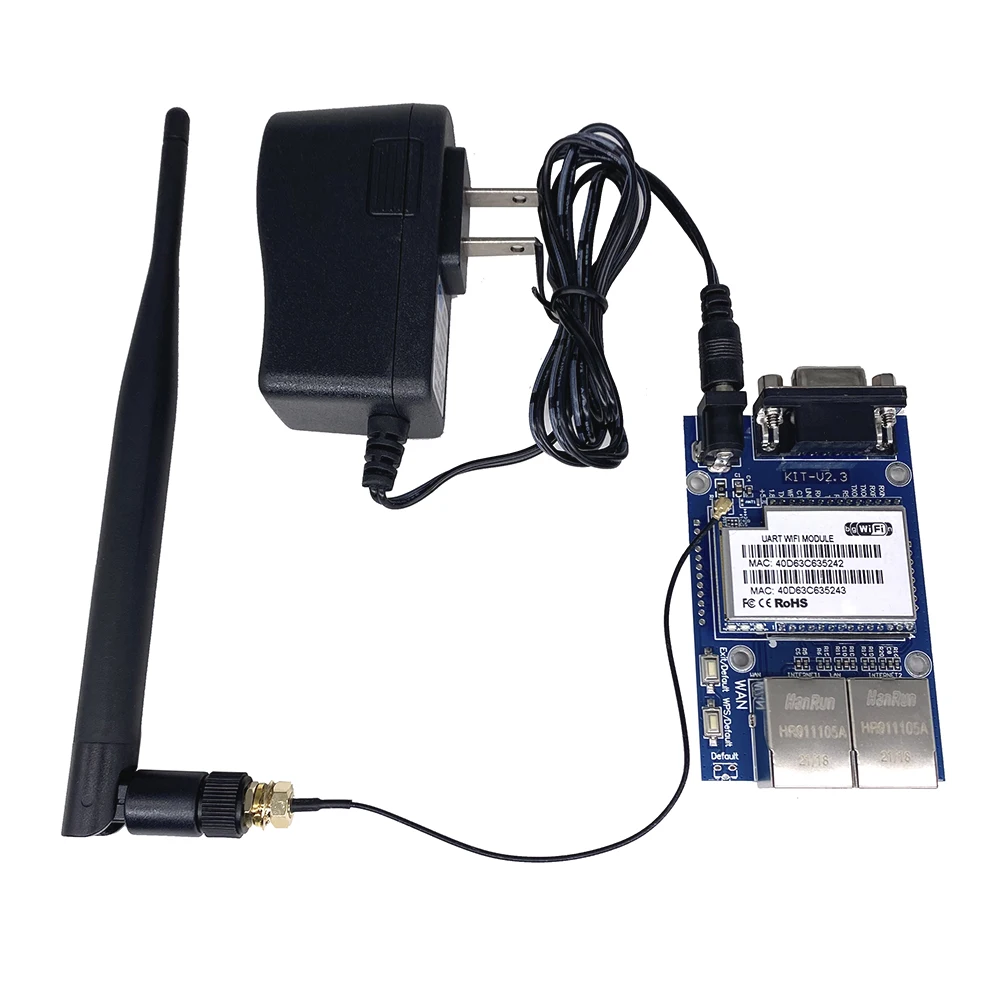 HLK-RM04 Embedded UART-ETH-WIFI Router Development Kit w/Antenna 