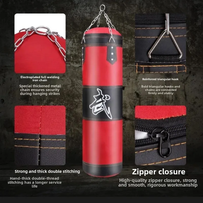 Children's Suspended Sandbag Boxing Fitness Equipment Professional Taekwondo Hollow Bag Filled with Sand Solid Construction