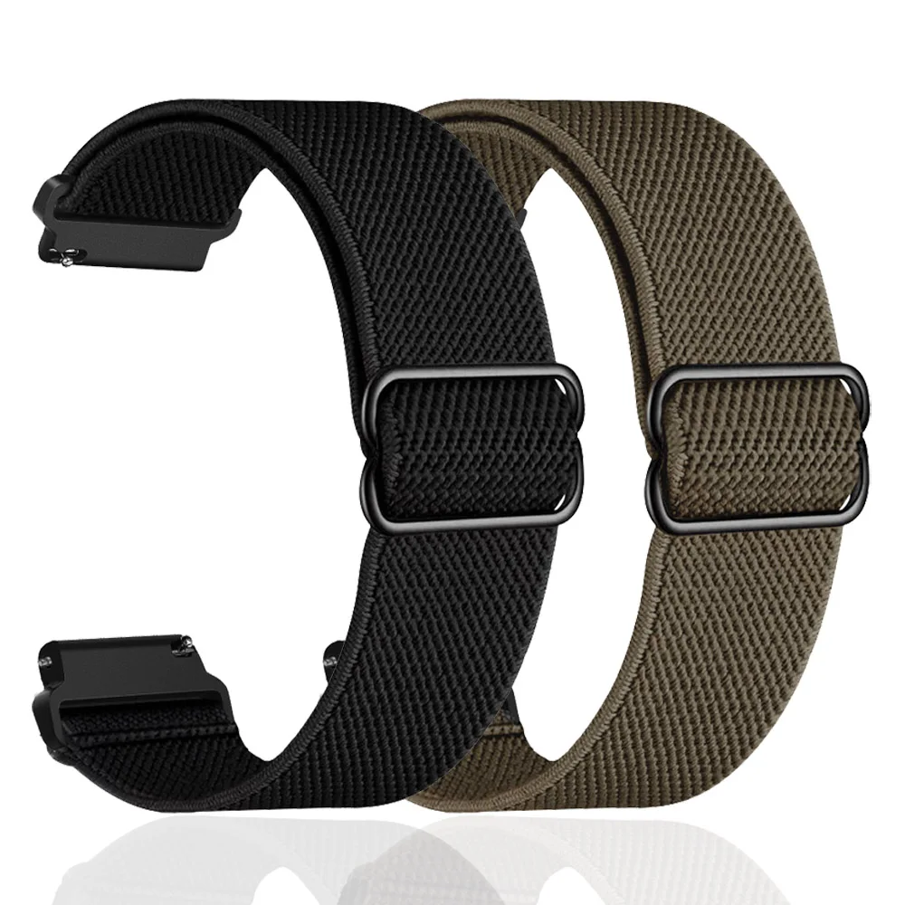 22mm Nylon Loop Band for Smartwatch - Premium Replacement Wristband Accessory